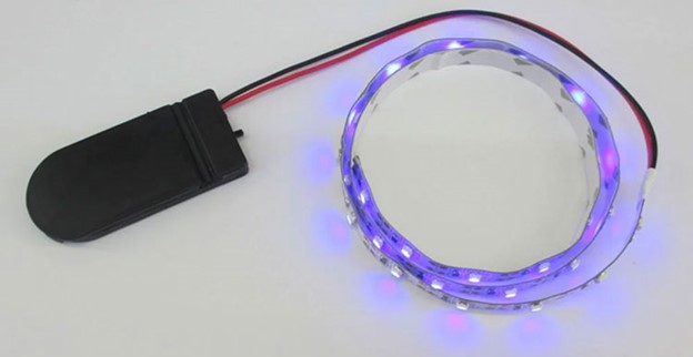 بررسی ظرفیت باتری ریسه ال ای دی