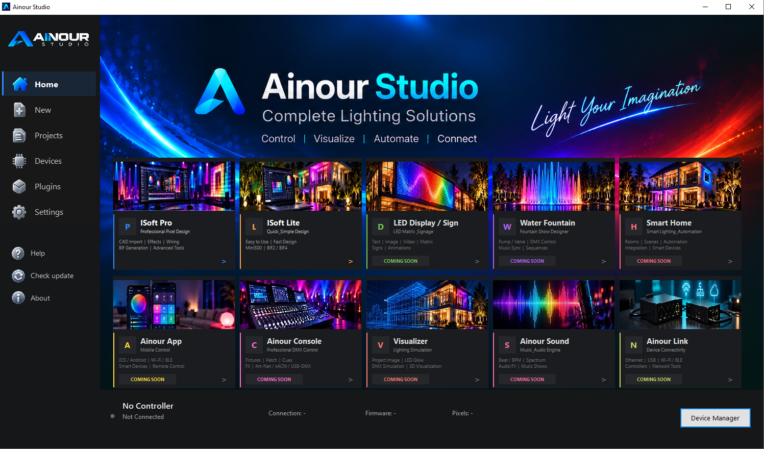 Ainour Studio professional lighting design software